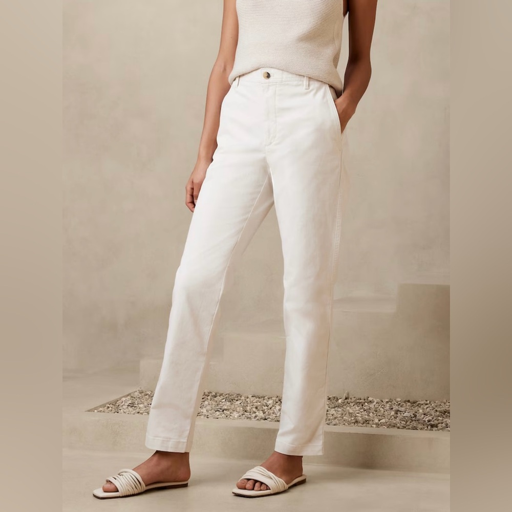 Banana Republic High-Rise Authentic Chino